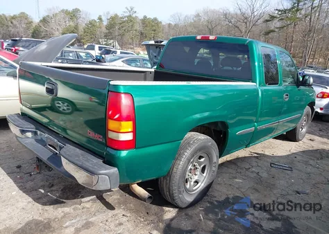 1999 GMC Sierra 1500 Sle from USA, damaged, VIN 2GTEC19T3X1511362